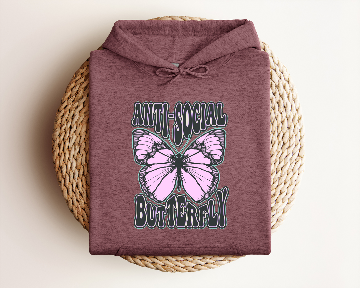 ANTI-SOCIAL BUTTERFLY HOODIE