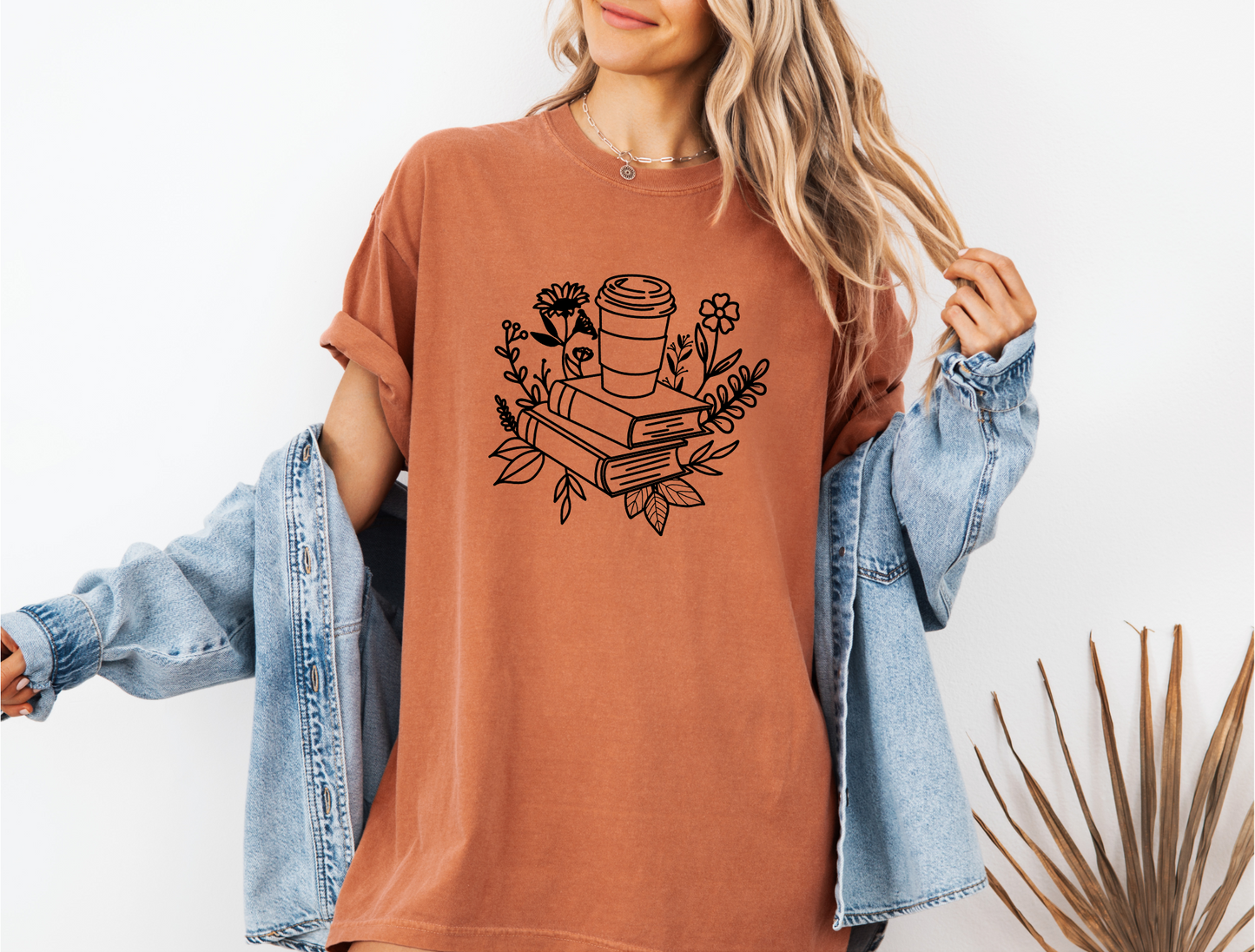 BOOKS & COFFEE CC SHIRT