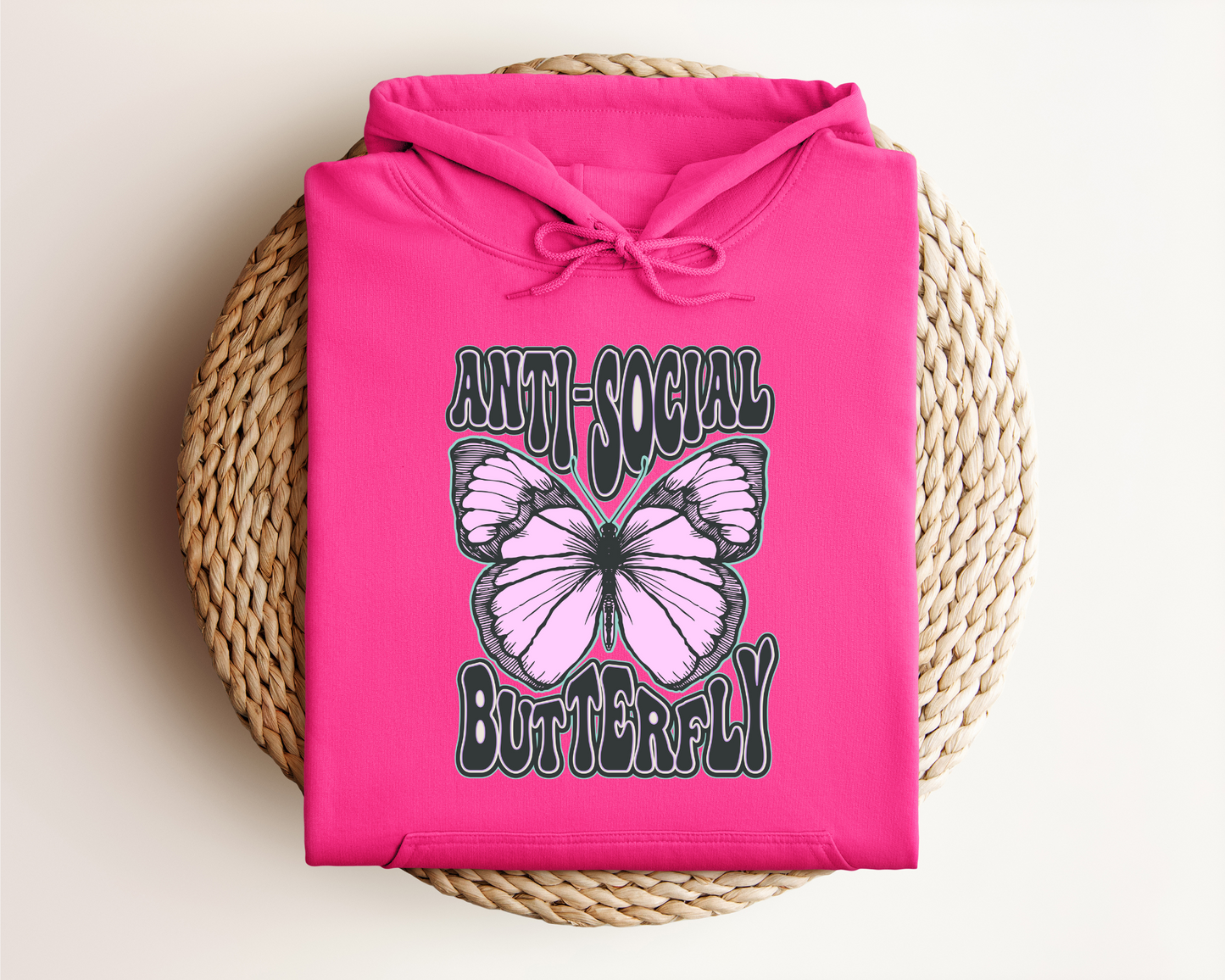 ANTI-SOCIAL BUTTERFLY HOODIE