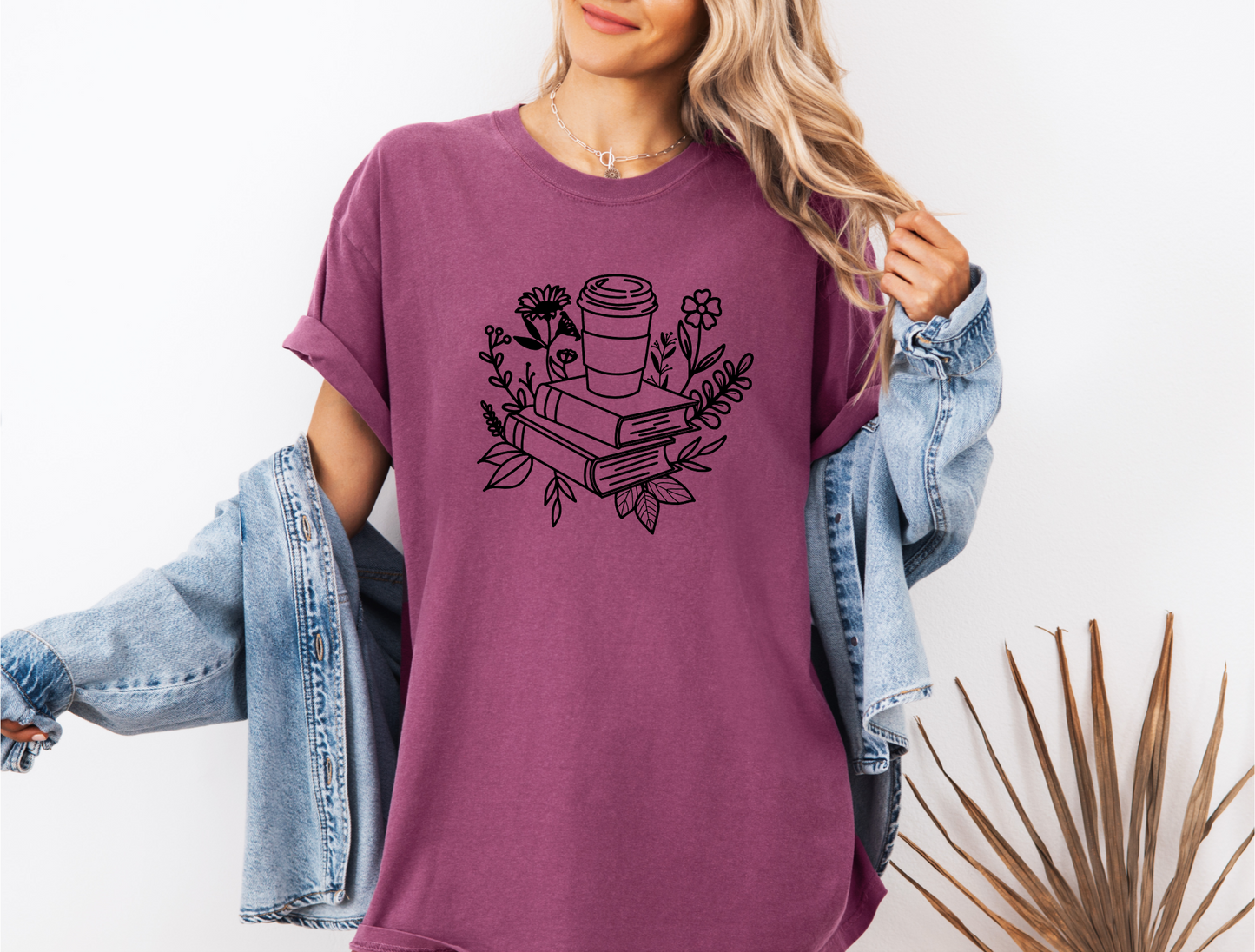 BOOKS & COFFEE CC SHIRT