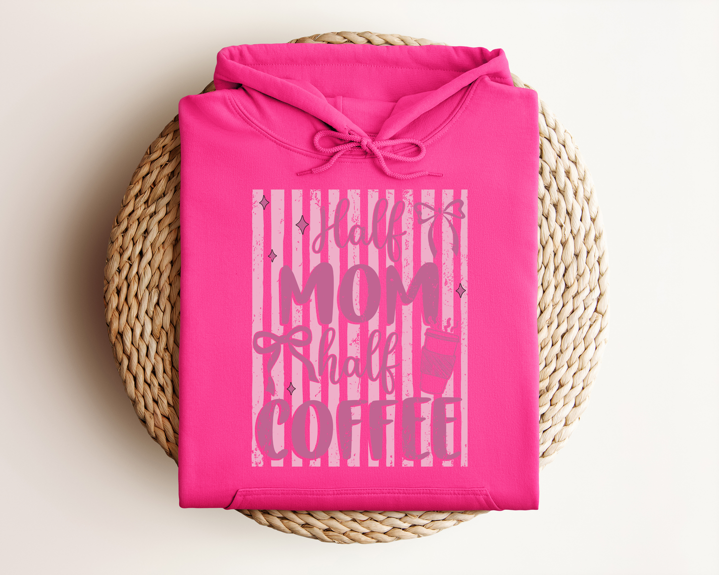 HALF MOM HALF COFFEE HOODIE