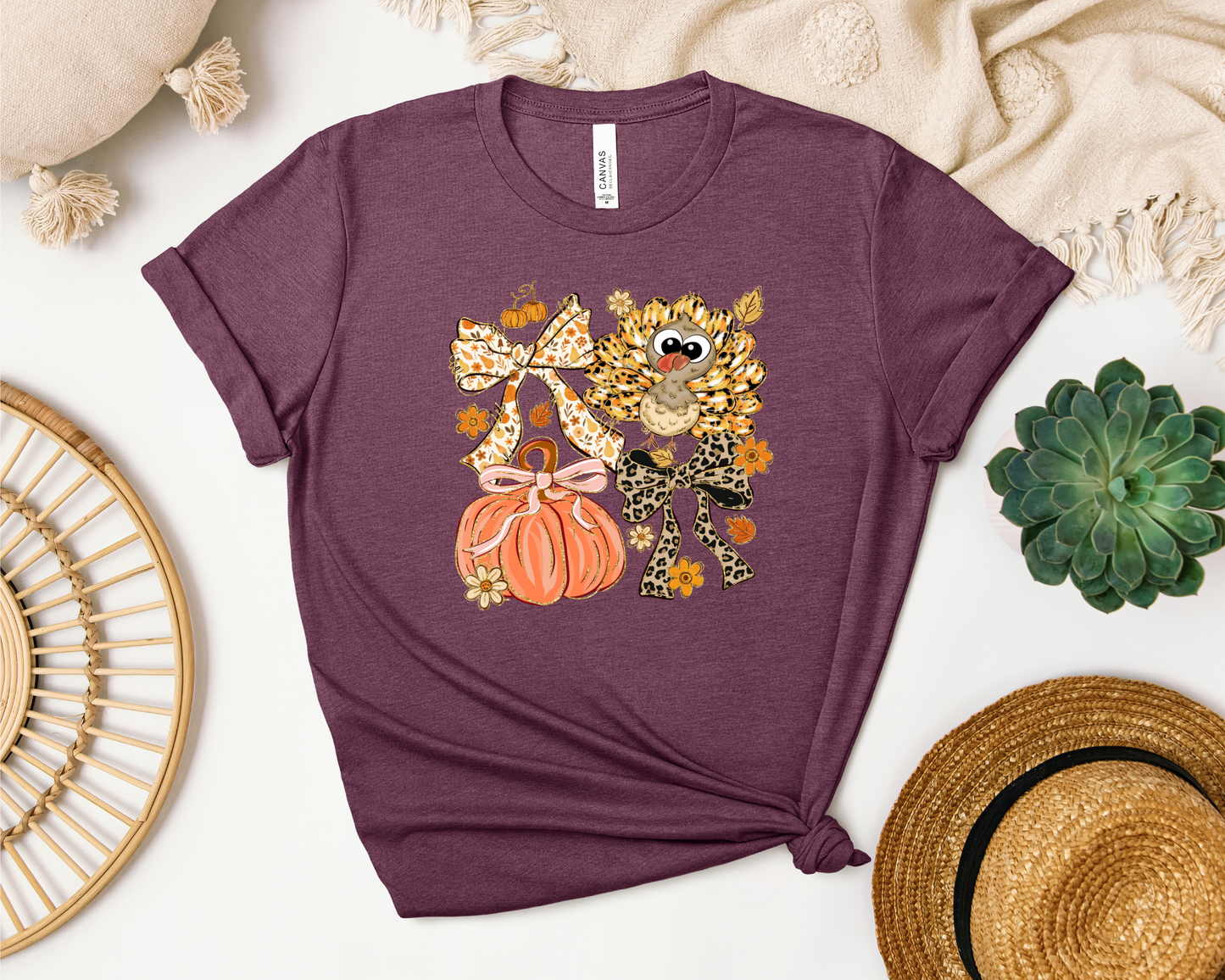 *NEW* THANKSGIVING TURKEY AND PUMPKIN SHIRT