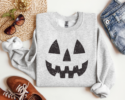 RETRO SPOOKY PUMPKIN FACE CREW