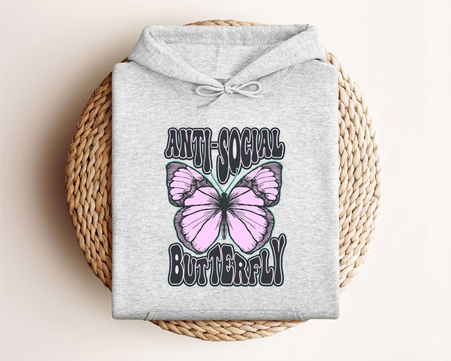 ANTI-SOCIAL BUTTERFLY HOODIE