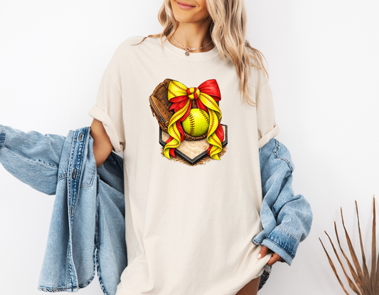 *NEW* SOFTBALL AND BOW CC SHIRT