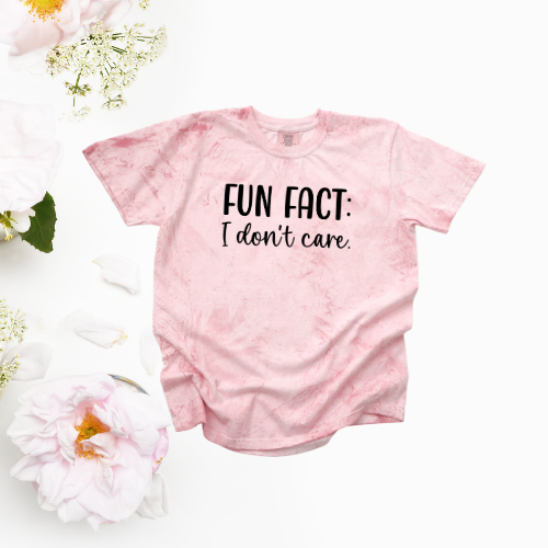 FUN FACT: I DON'T CARE CC SHIRT