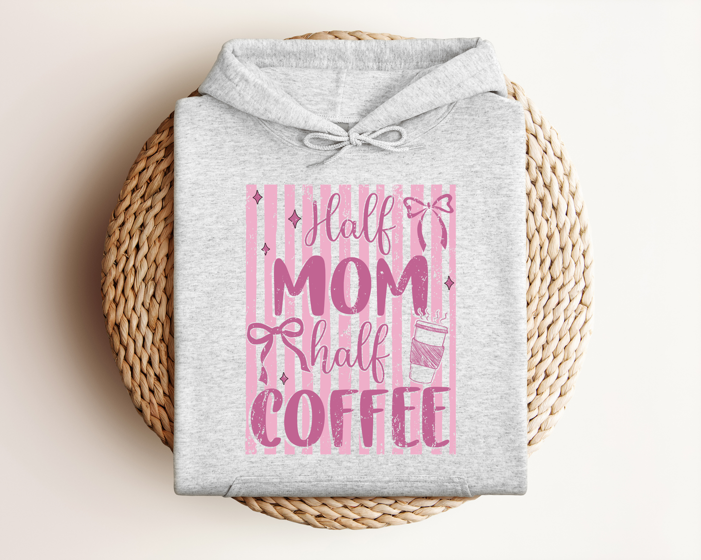 HALF MOM HALF COFFEE HOODIE