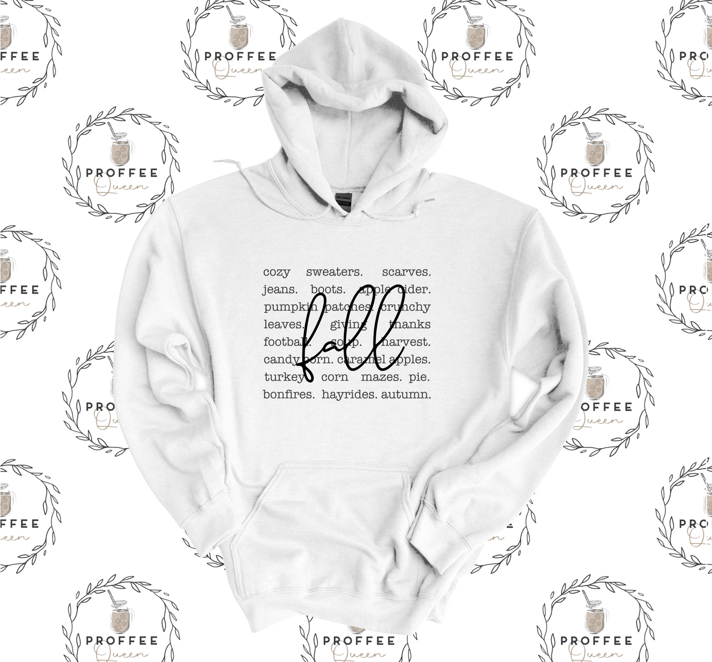 FALL SCRIPT HOODIE