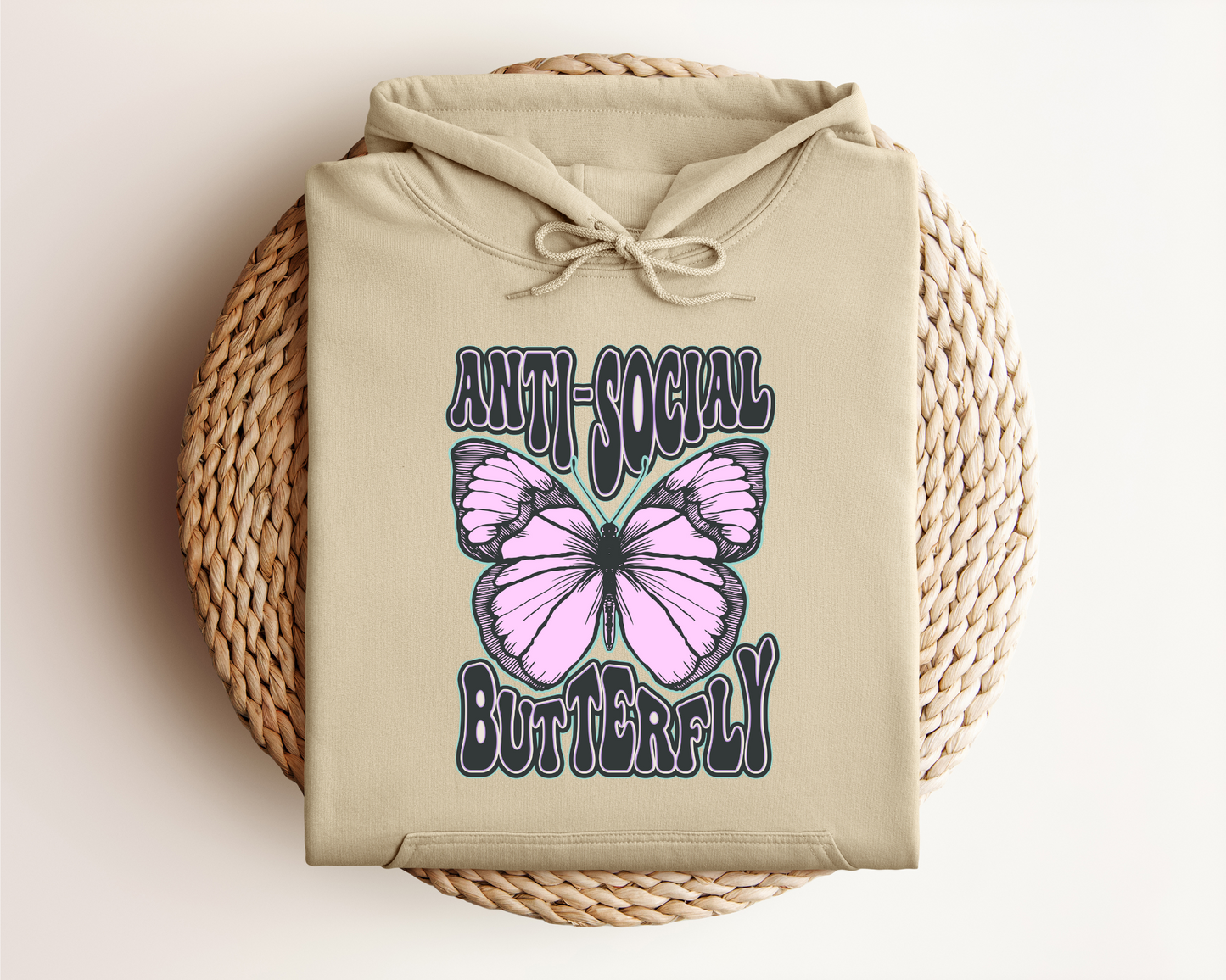 ANTI-SOCIAL BUTTERFLY HOODIE