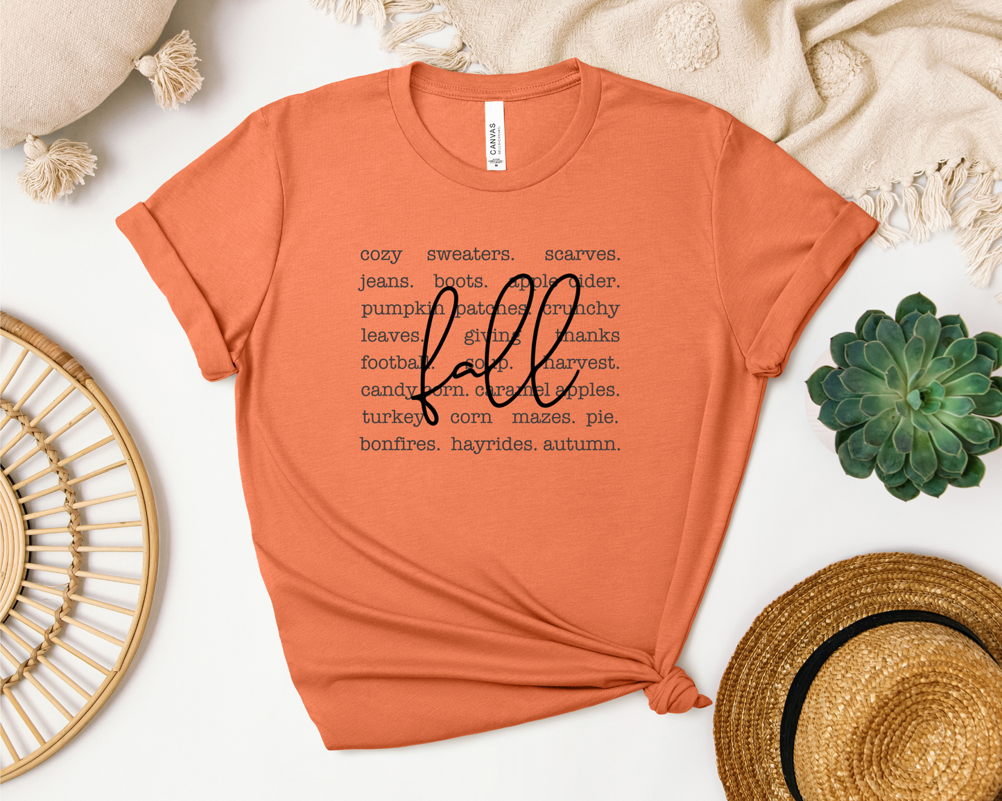 FALL SCRIPT SHIRT