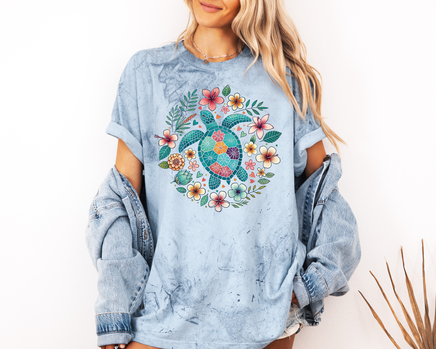 *NEW* FLORAL SEA TURTLE CC SHIRT