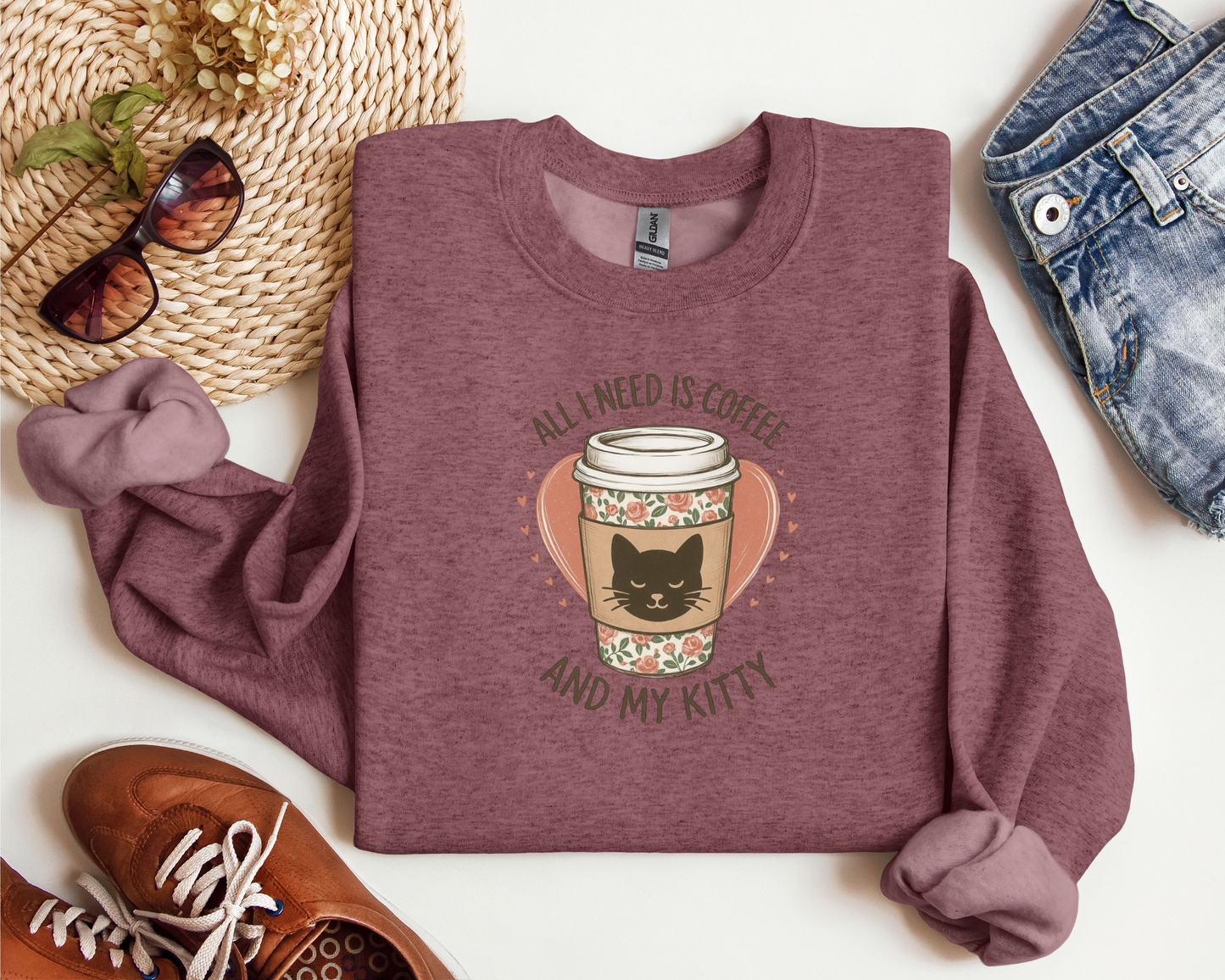 ALL I NEED IS COFFEE AND MY KITTY CREW