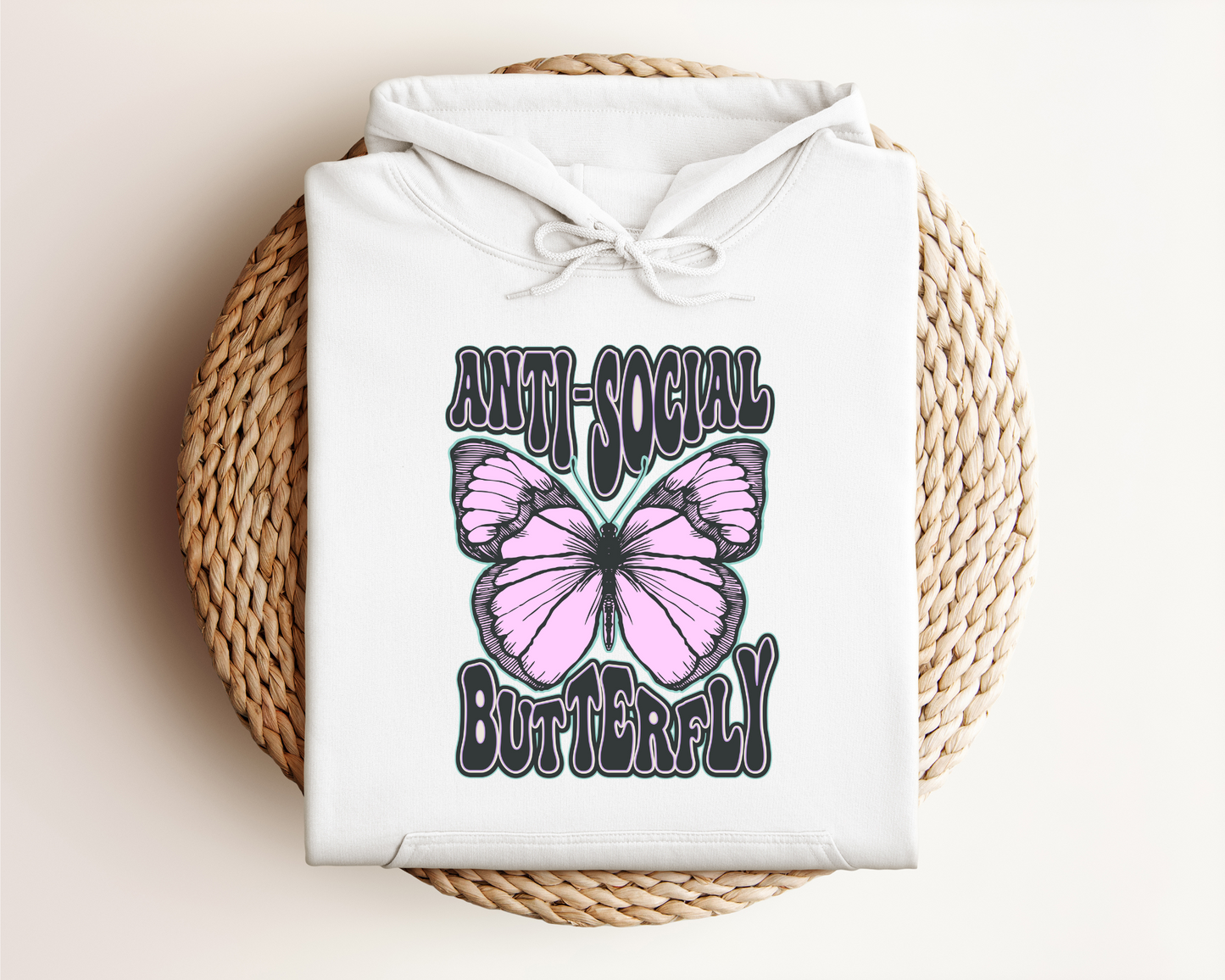ANTI-SOCIAL BUTTERFLY HOODIE