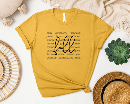 FALL SCRIPT SHIRT