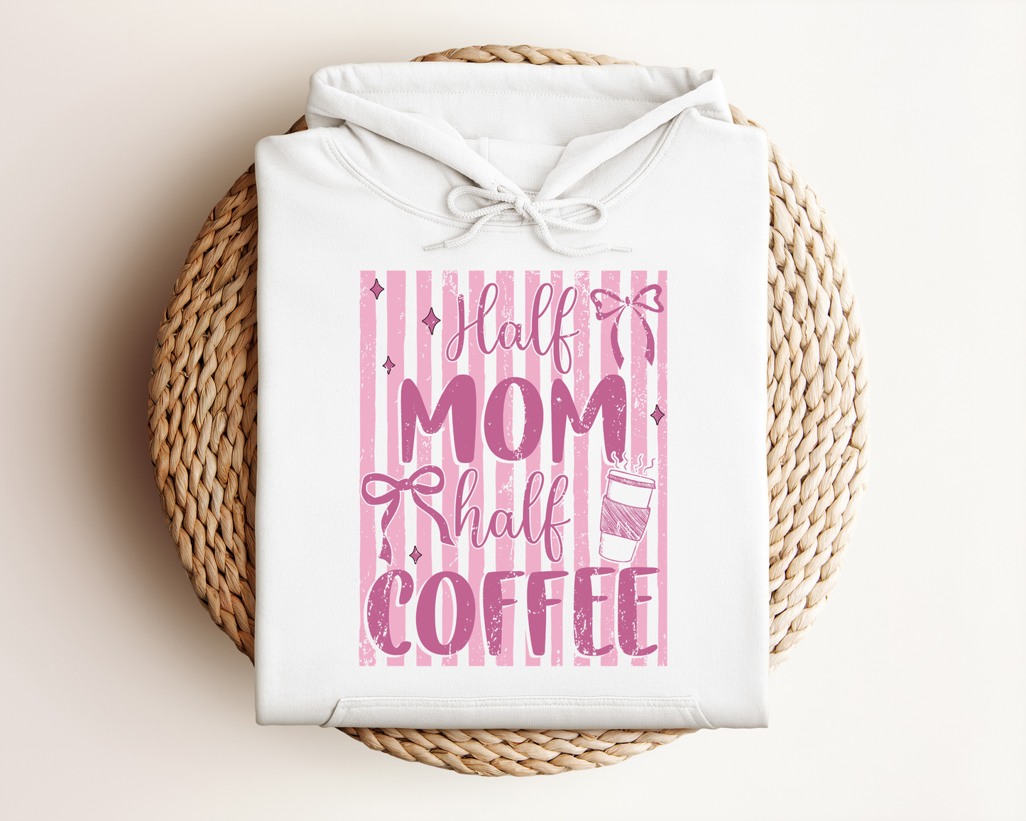 HALF MOM HALF COFFEE HOODIE