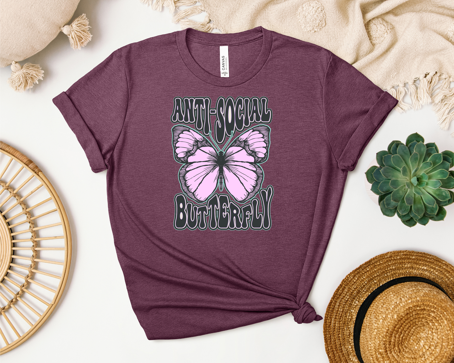 ANTI-SOCIAL BUTTERFLY SHIRT