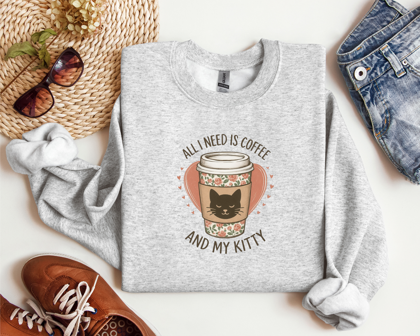 ALL I NEED IS COFFEE AND MY KITTY CREW