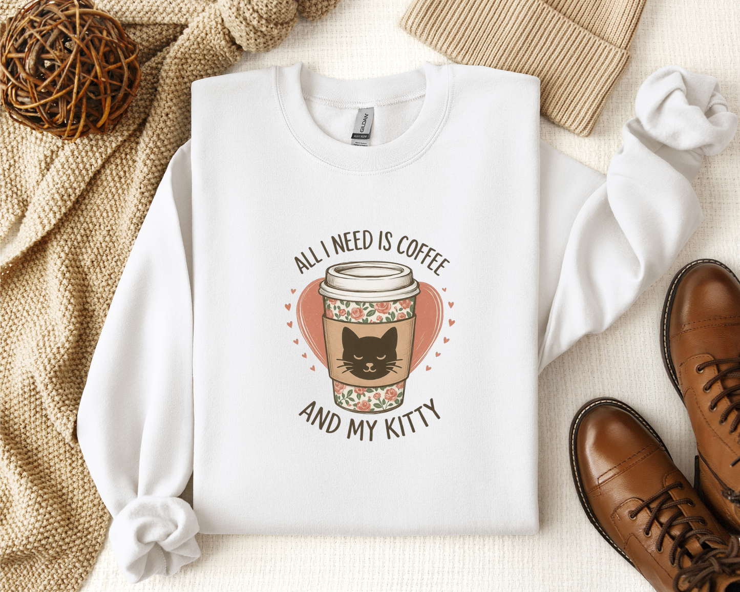 ALL I NEED IS COFFEE AND MY KITTY CREW