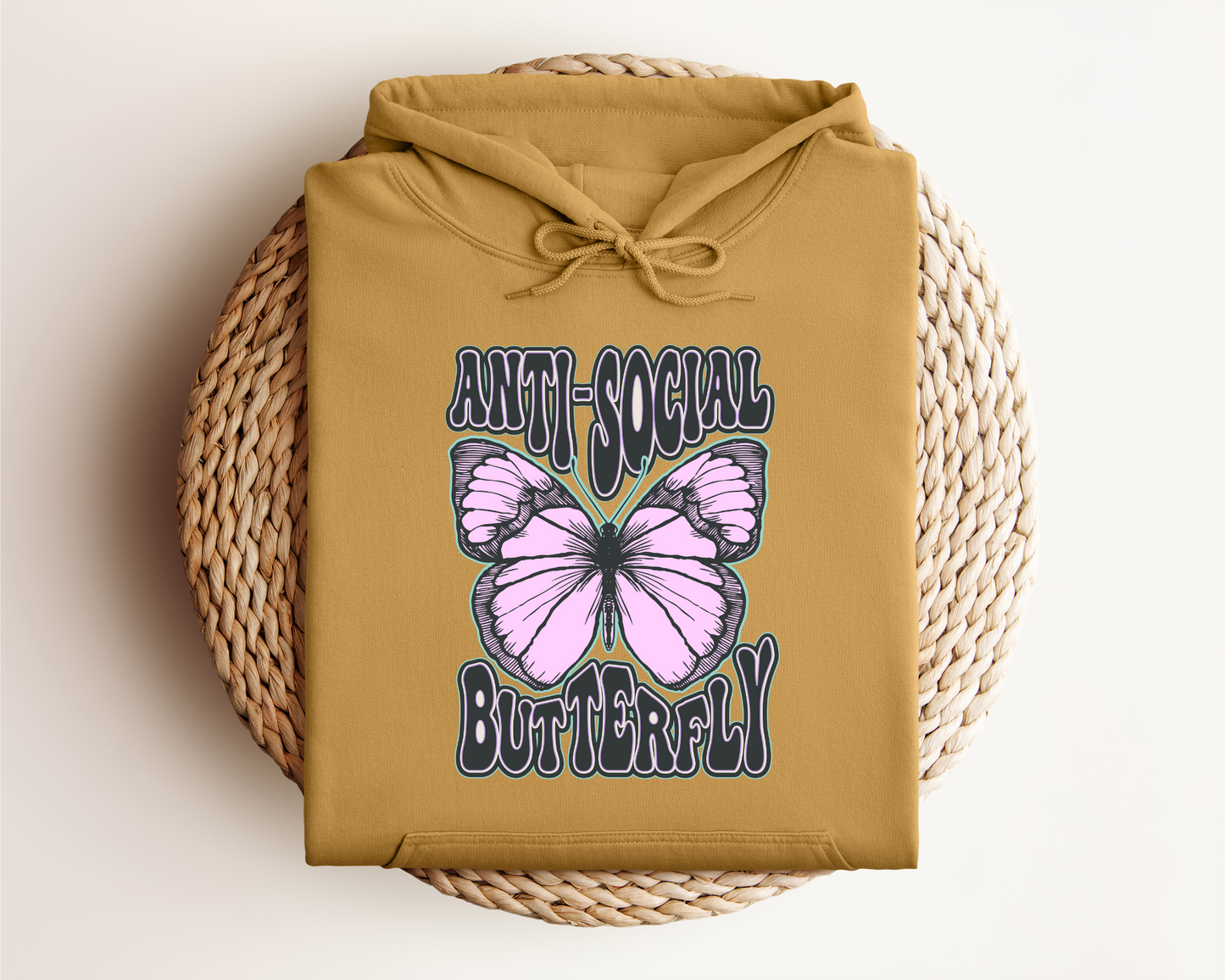 ANTI-SOCIAL BUTTERFLY HOODIE