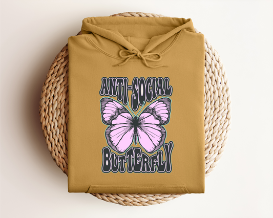 ANTI-SOCIAL BUTTERFLY HOODIE