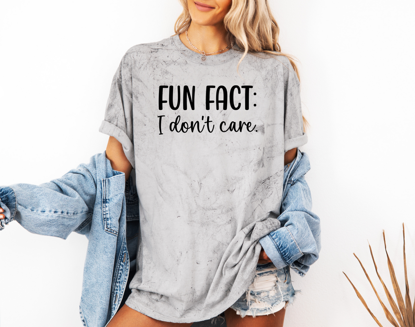 FUN FACT: I DON'T CARE CC SHIRT