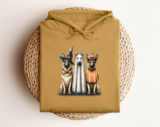 SPOOKY GERMAN SHEPHERD HOODIE