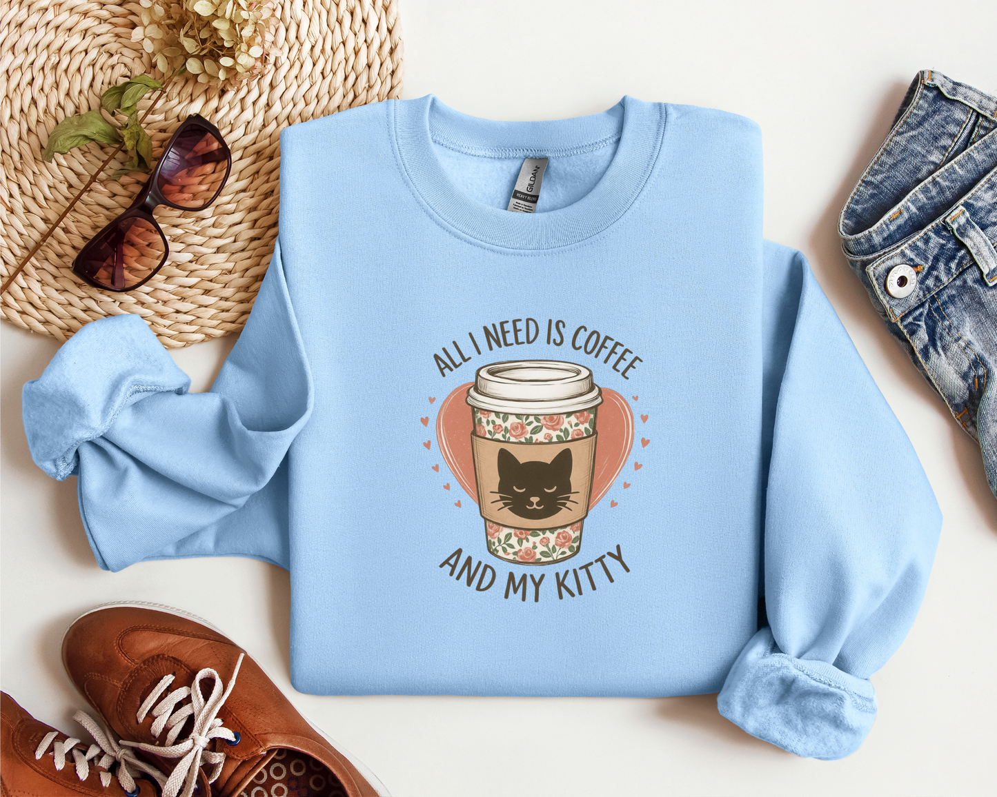 ALL I NEED IS COFFEE AND MY KITTY CREW
