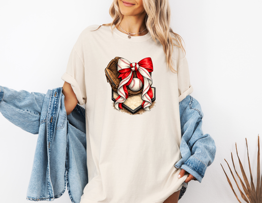 *NEW* BASEBALL AND BOW CC SHIRT