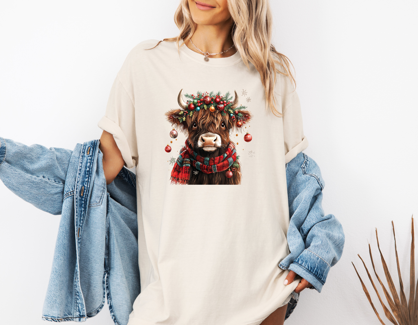 *NEW* CHRISTMAS HIGHLAND COW CC SHIRT
