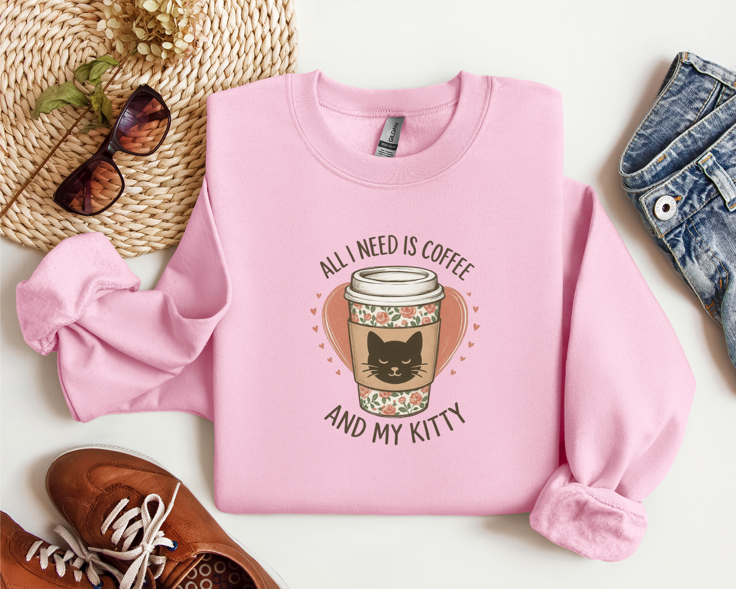 ALL I NEED IS COFFEE AND MY KITTY CREW