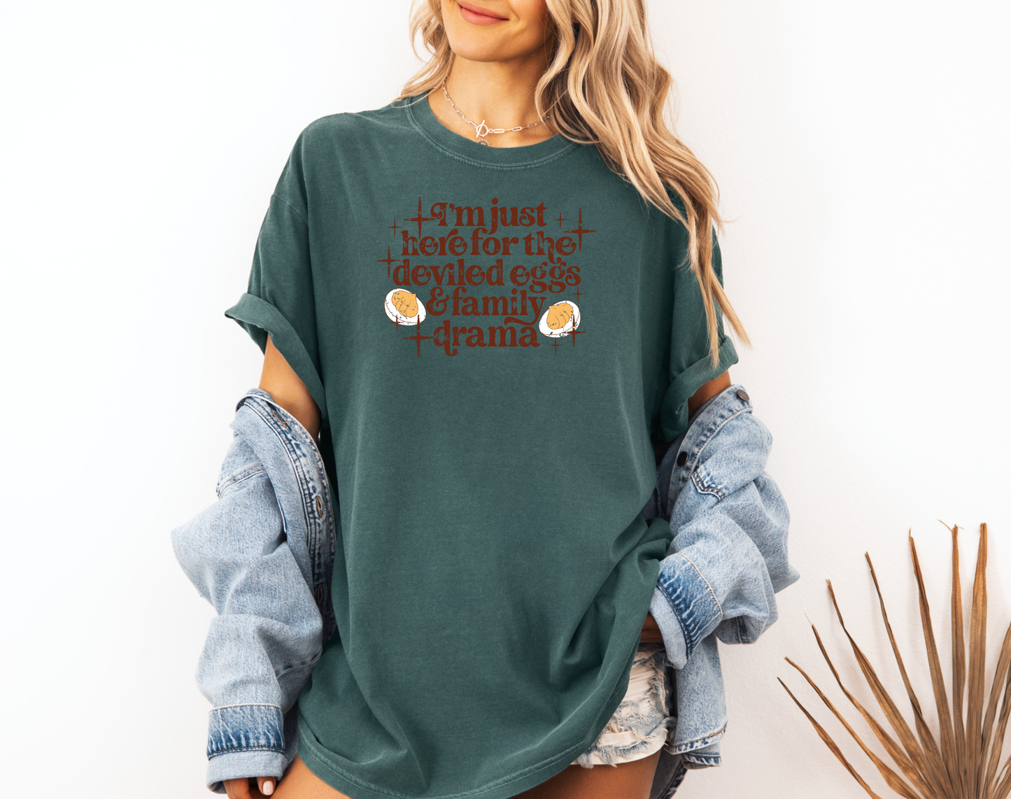 *NEW* I'M JUST HERE FOR THE DEVILED EGGS CC SHIRT