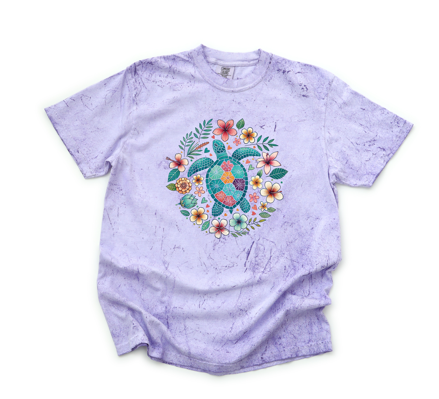 *NEW* FLORAL SEA TURTLE CC SHIRT