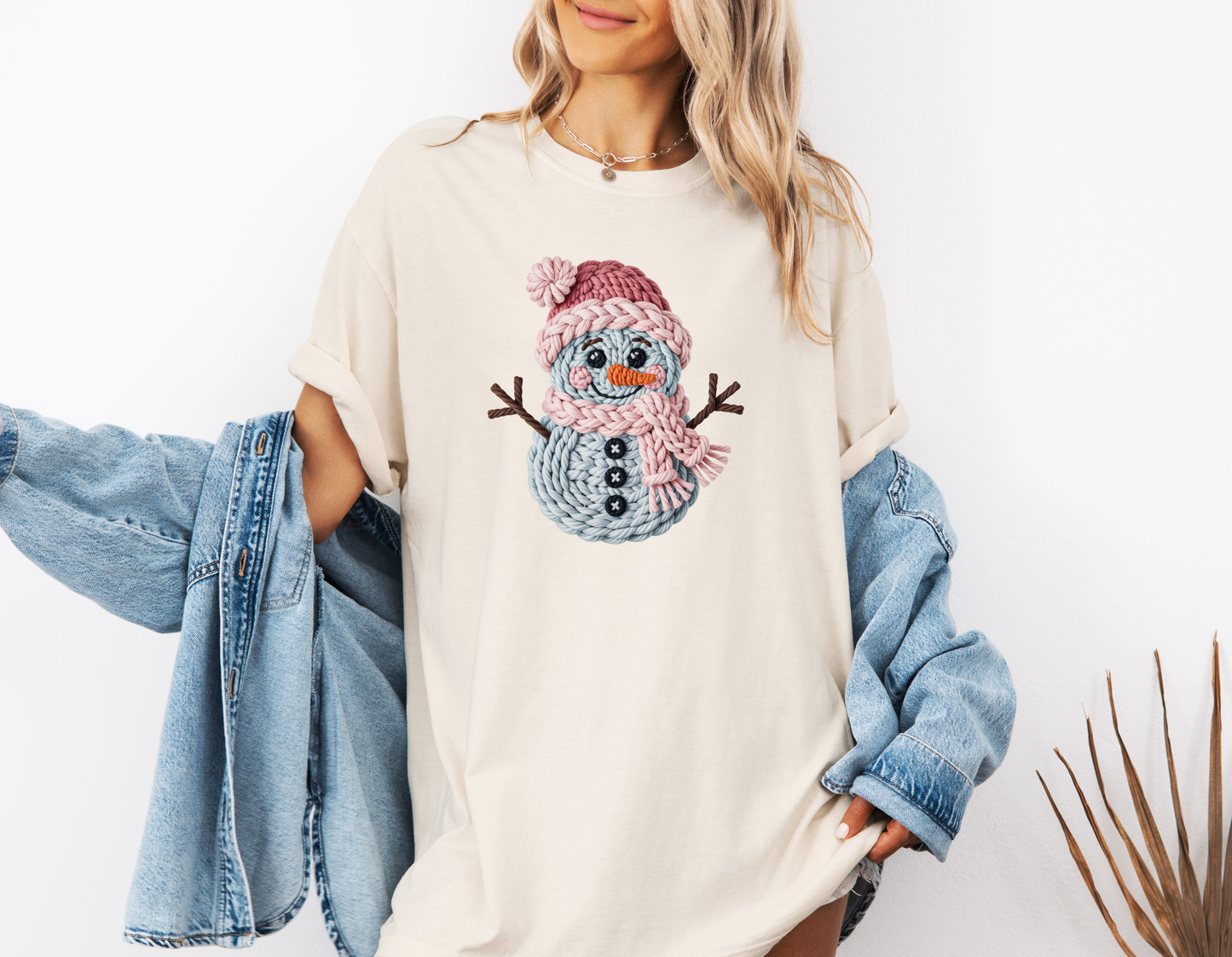 CROCHET SNOWMAN CC SHIRT