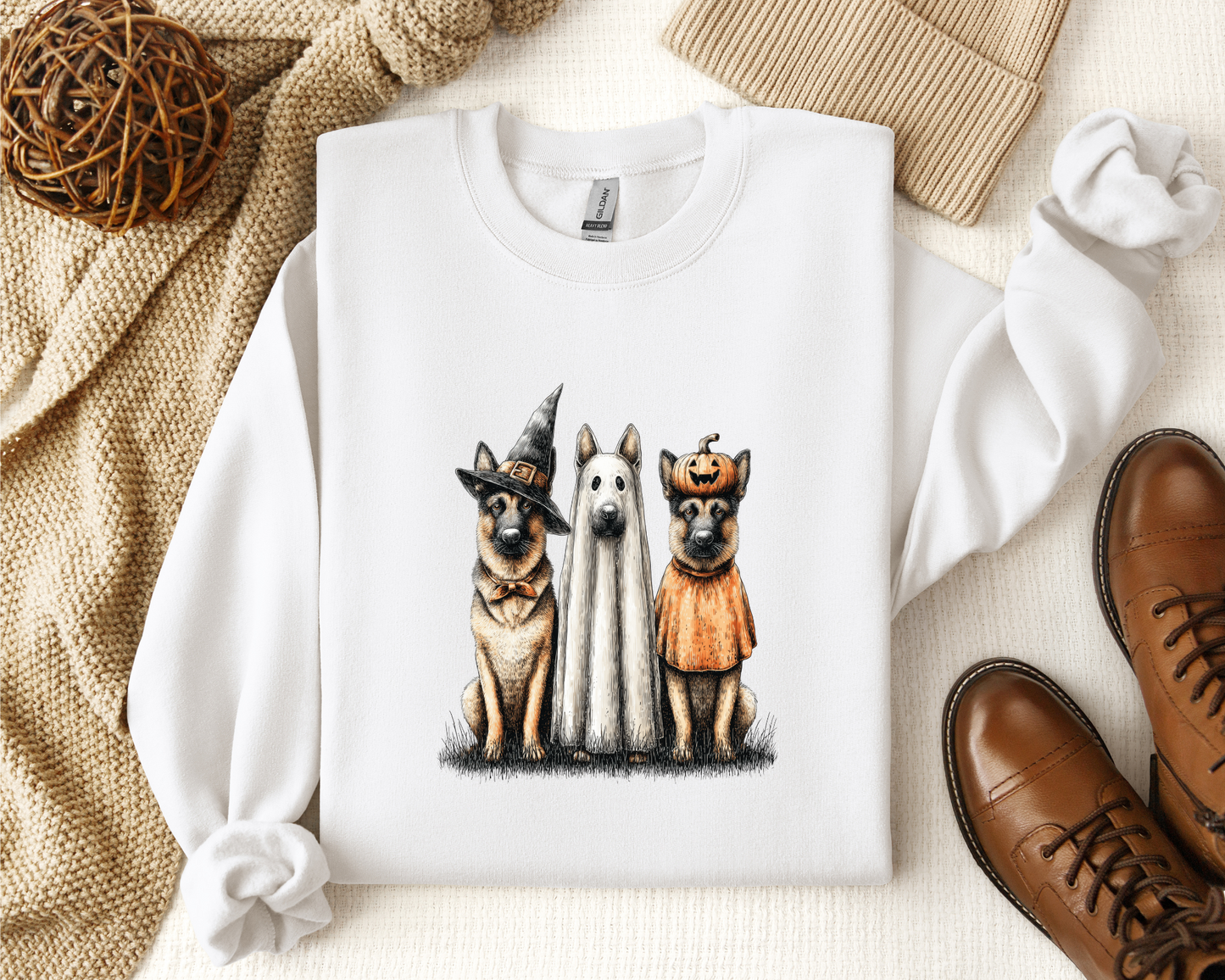 SPOOKY GERMAN SHEPHERD CREW
