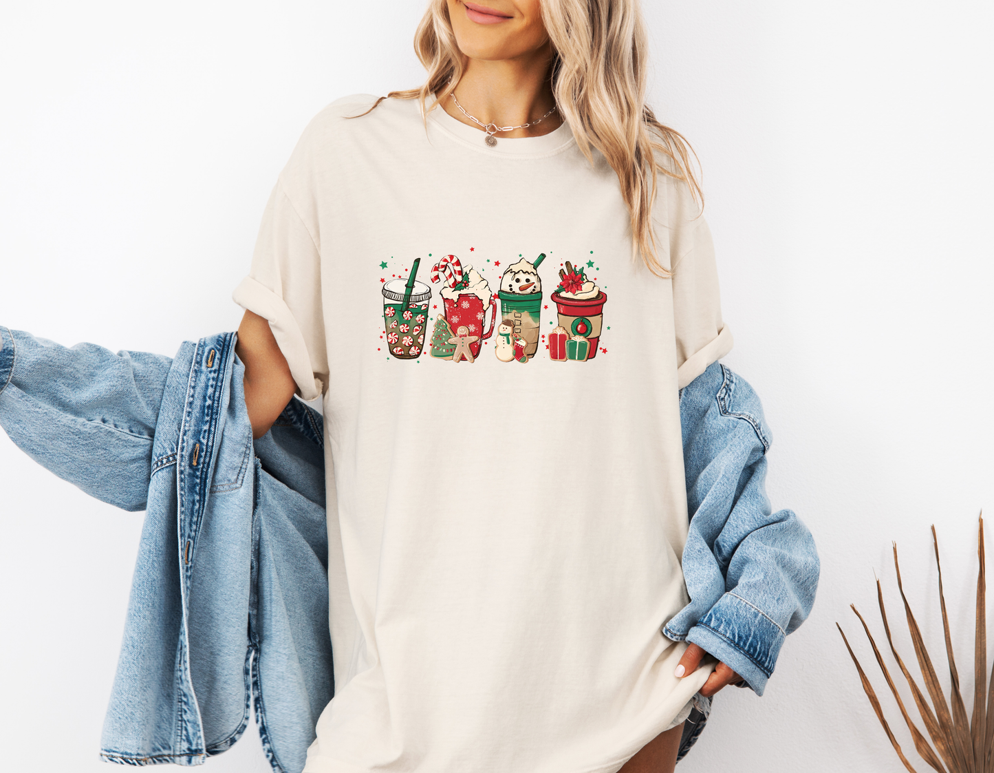 CHRISTMAS COFFEE CUPS CC SHIRT