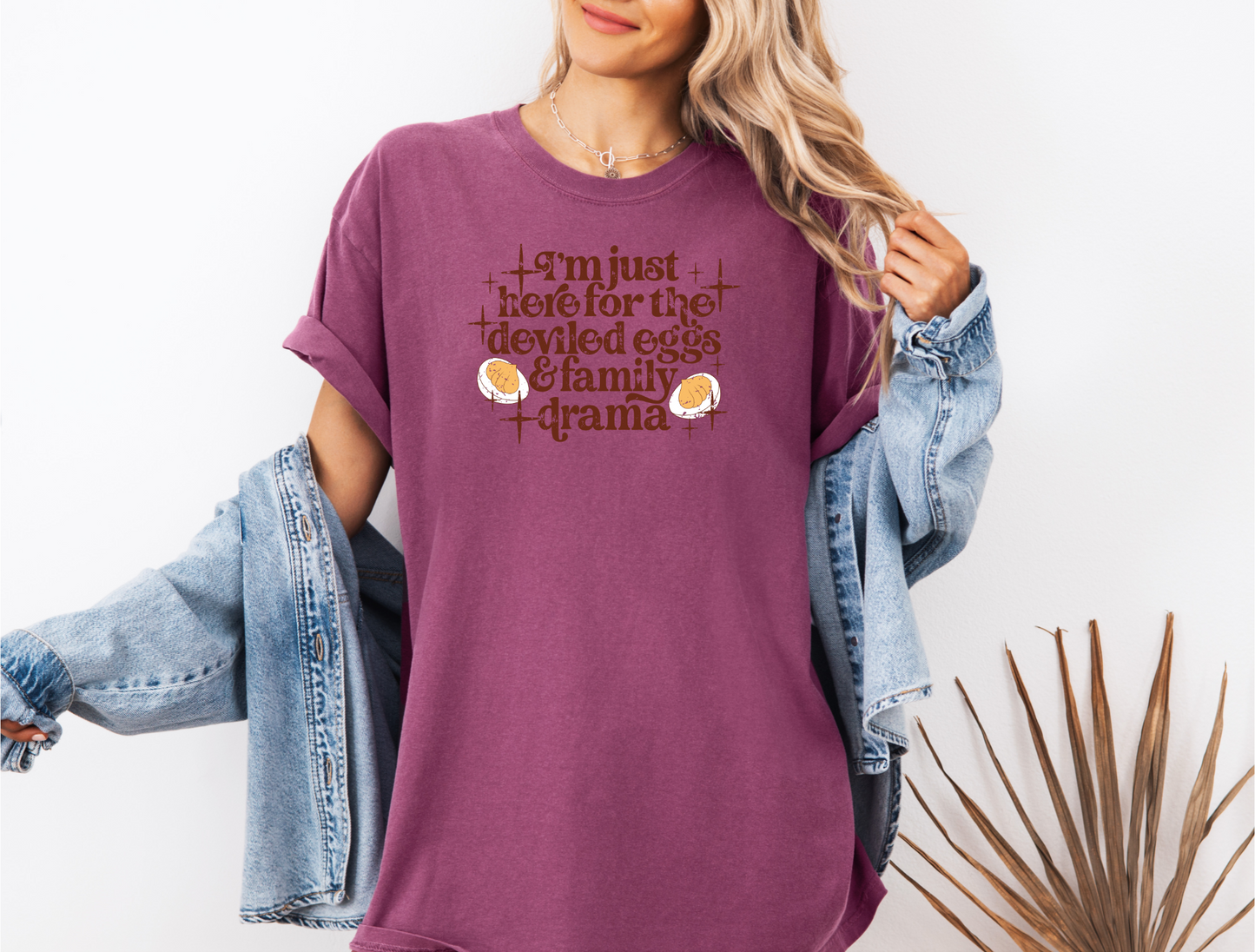 *NEW* I'M JUST HERE FOR THE DEVILED EGGS CC SHIRT