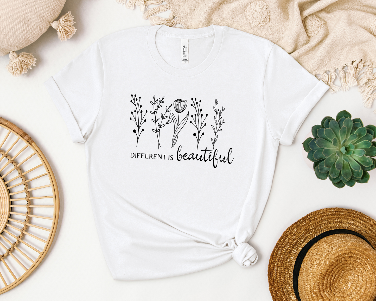 DIFFERENT IS BEAUTIFUL SHIRT