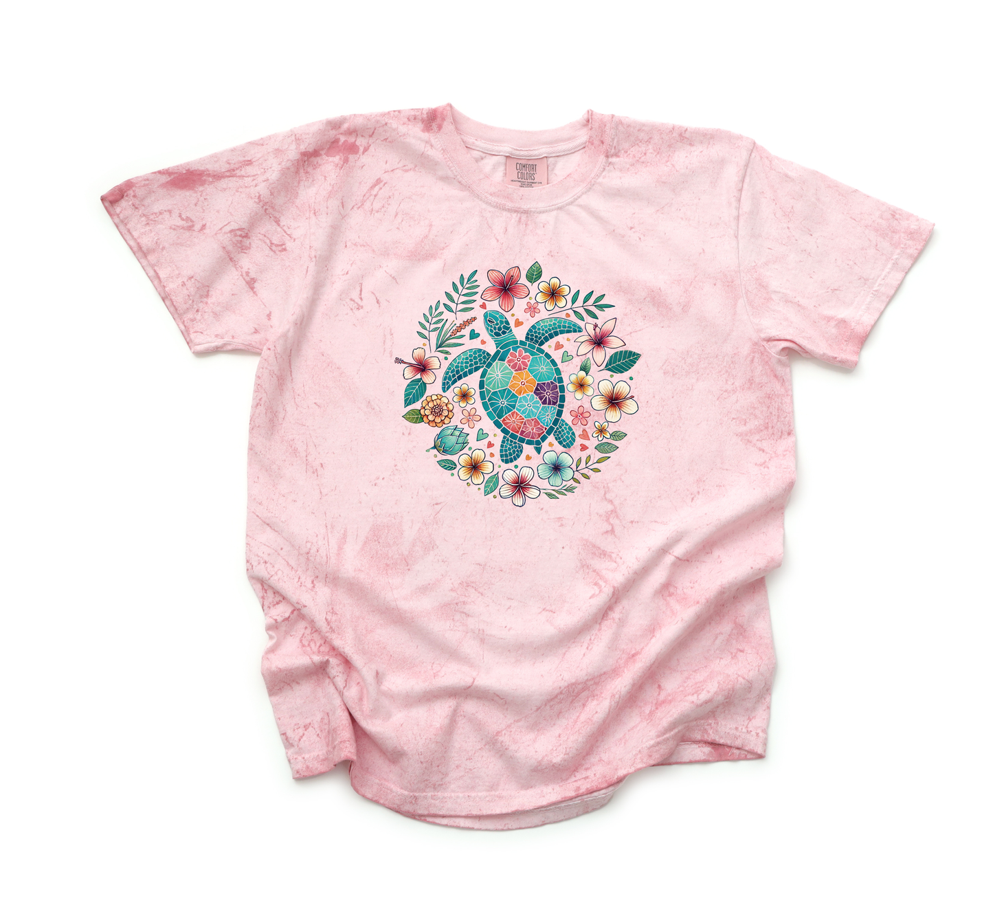 *NEW* FLORAL SEA TURTLE CC SHIRT