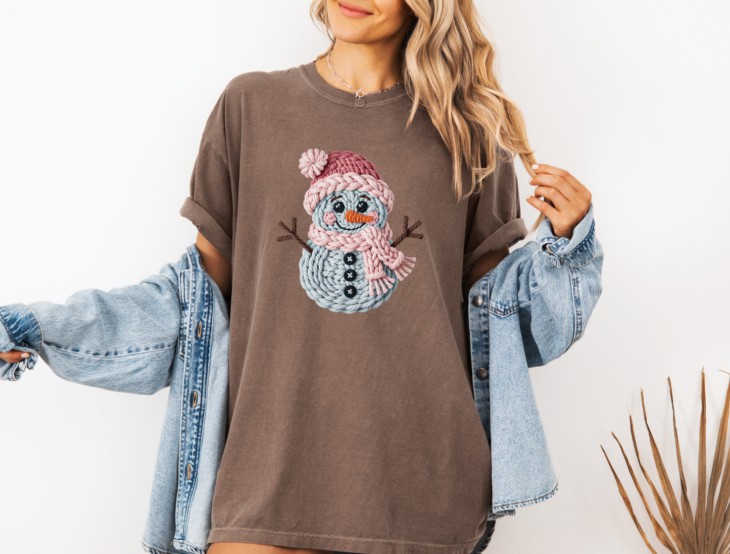 CROCHET SNOWMAN CC SHIRT