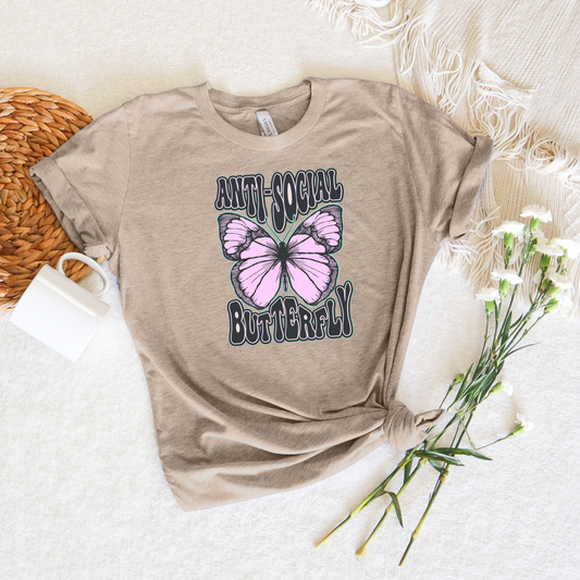 ANTI-SOCIAL BUTTERFLY SHIRT