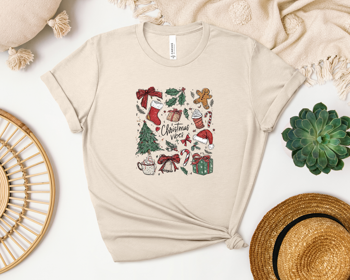 *NEW* RETRO CHRISTMAS COLLAGE SHIRT