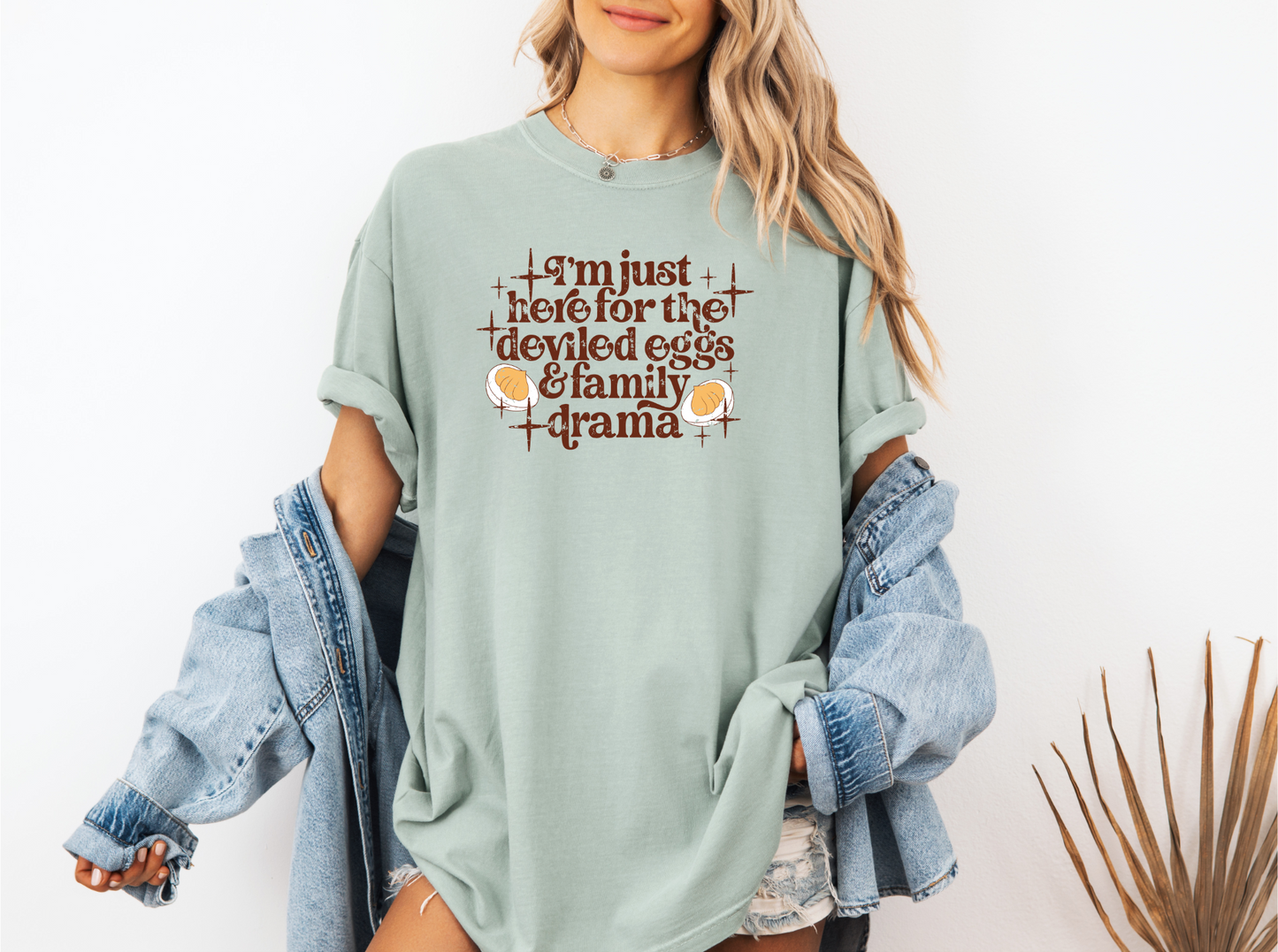 *NEW* I'M JUST HERE FOR THE DEVILED EGGS CC SHIRT