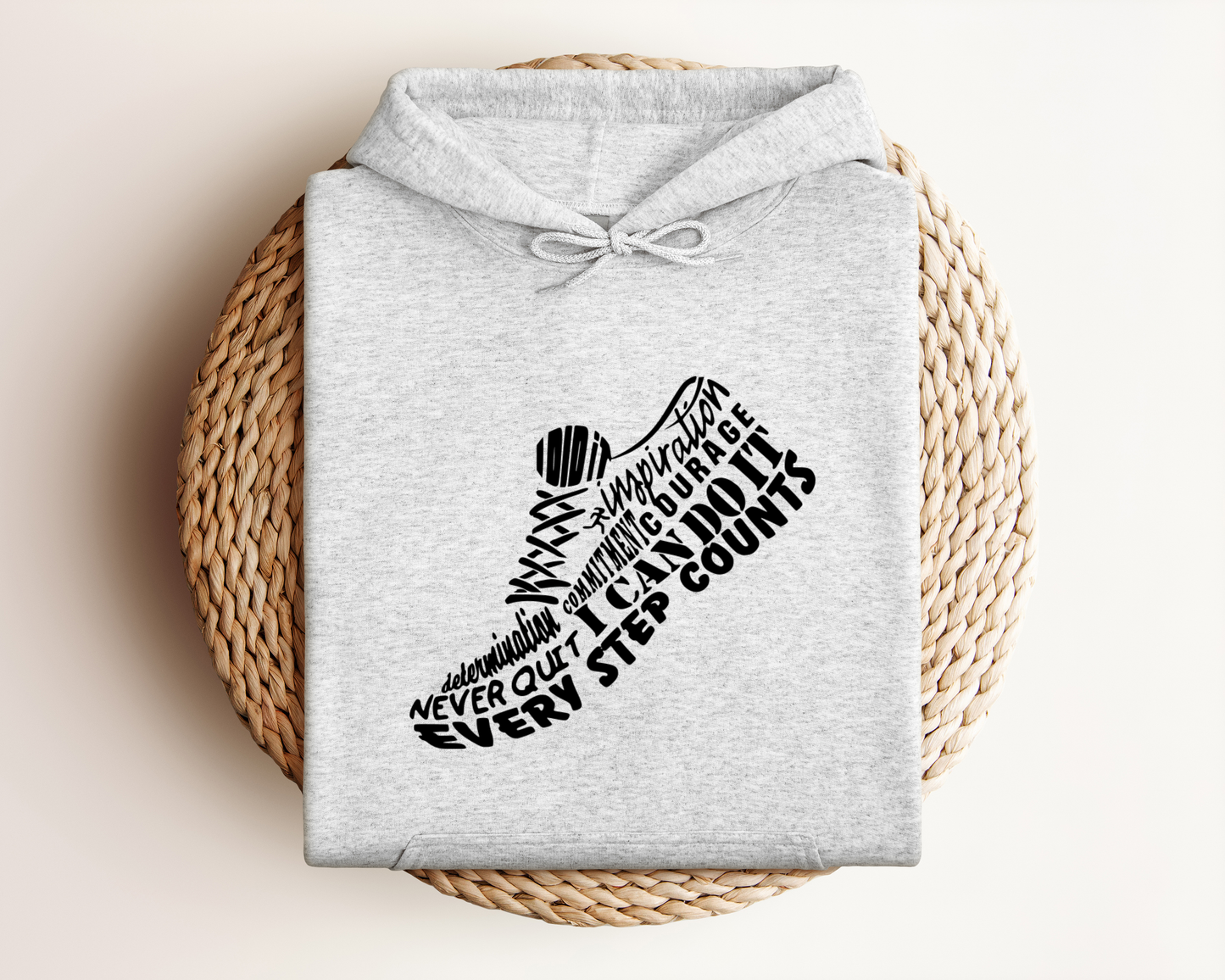 *NEW* MOTIVATIONAL SNEAKER HOODIE
