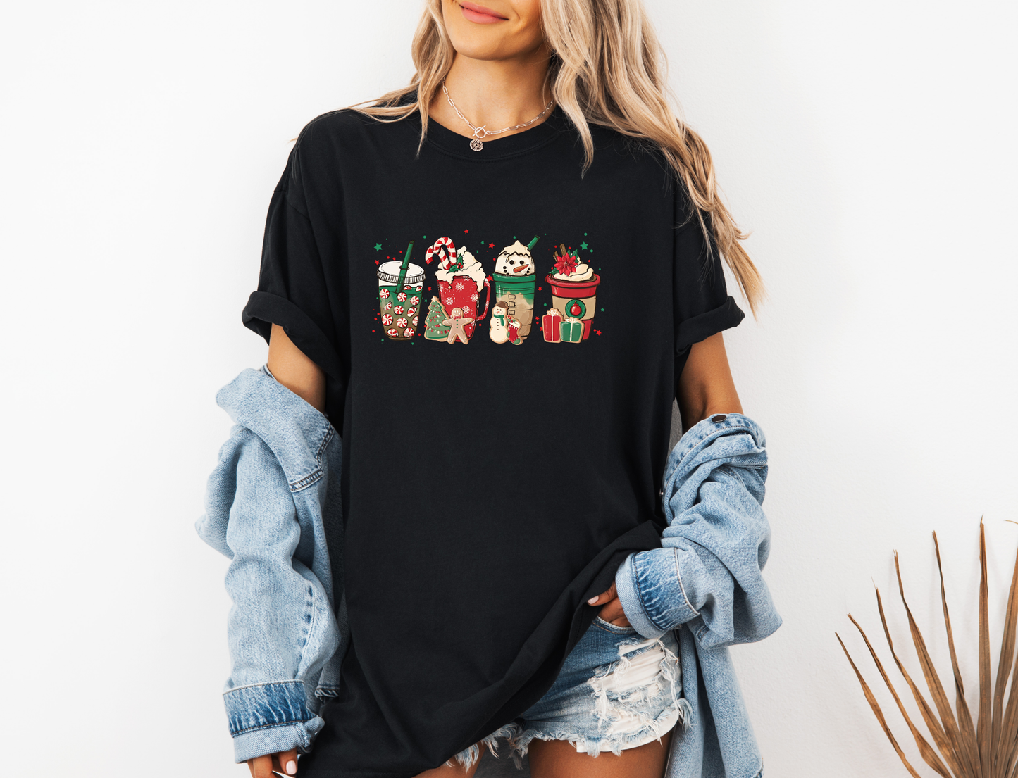 CHRISTMAS COFFEE CUPS CC SHIRT