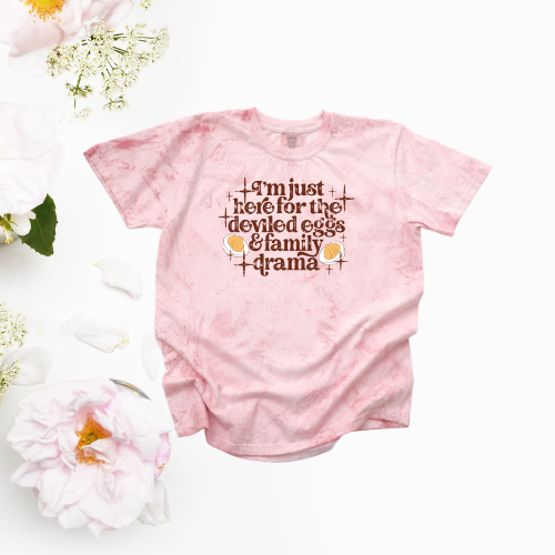 *NEW* I'M JUST HERE FOR THE DEVILED EGGS CC SHIRT