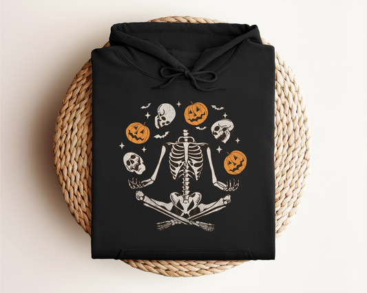 JUGGLING SKELETON HOODIE