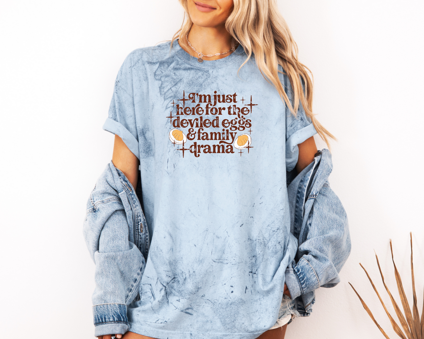 *NEW* I'M JUST HERE FOR THE DEVILED EGGS CC SHIRT
