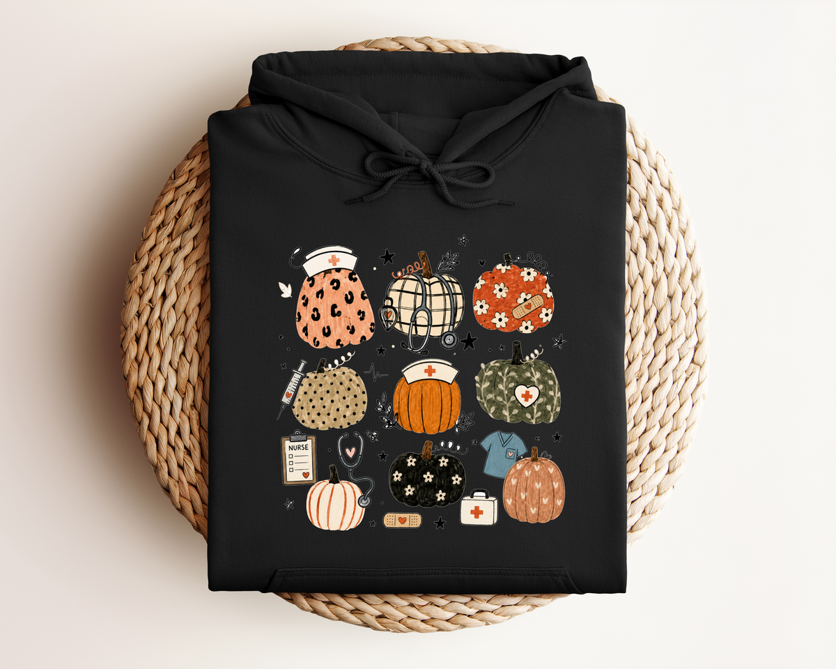 NURSE PUMPKINS HOODIE