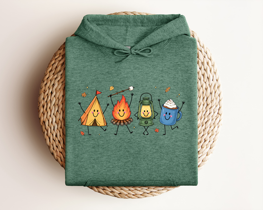 CAMPING DOODLE HOODIE