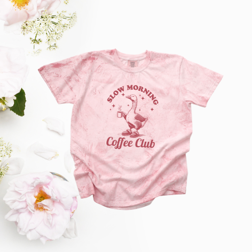 *NEW* SLOW MORNING COFFEE CLUB CC SHIRT